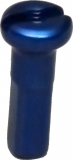 1 Alu-Speichen-Nippel 1,8 mm von Pillar Spokes in blau