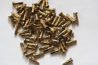 1 Messing-Speichen-Nippel von Pillar Spokes gold 2,0 mm