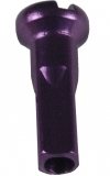 1 Messing-Speichen-Nippel von Pillar Spokes lila 2,0 mm