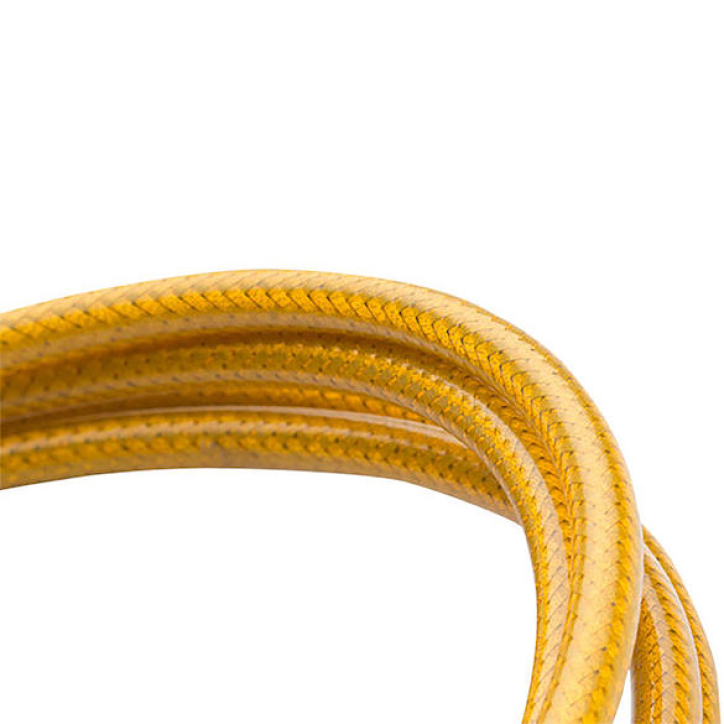 1 m Bowdenzughülle gold für Schaltungszüge von Jagwire in Stahlflex-Optik