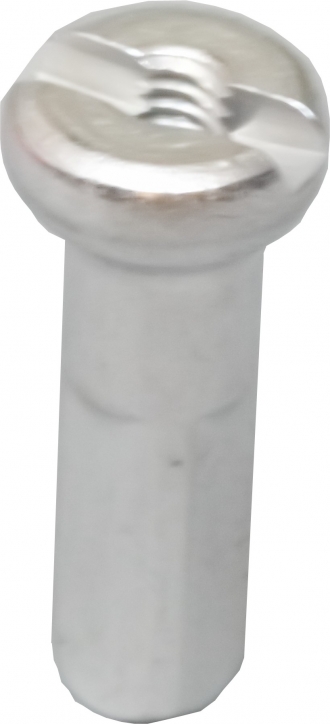 1 Alu-Speichen-Nippel 2,0 mm von Pillar Spokes in silber