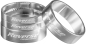Preview: Reverse Spacer Set Ultra-Light eloxiert 4 Ringe 1 1/8"