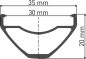Preview: 29er Felge DT-Swiss M 502 schwarz 32 Loch 622-30