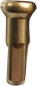 Preview: 1 Messing-Speichen-Nippel von Pillar Spokes gold 2,0 mm