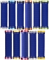 Preview: 2 Lenkergriffe Reverse Classic blau / Lockringe in verschiedenen Farben