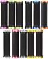 Preview: 2 Lenkergriffe Reverse Classic schwarz / Lockringe in verschiedenen Farben