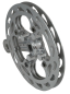 Preview: Singlespeed Kurbel Sturmey Archer FCS700 42/44 Zähne 2fach Kettenschutz Kurbel 170