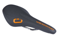 Drössiger Speedseat 3 Sattel für Herren schwarz mit Logo in orange
