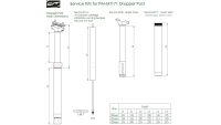 CONTEC Teleskopsattelstütze Drop-A-Gogo mit Remote 27,2 / 30,9 / 31,6 /34,9 mm interne Zugverlegung