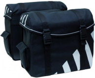 Doppeltasche Fast Rider Sepp 33 Liter schwarz silber