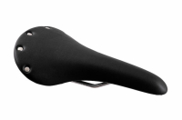 Procraft Retro Sattel 2 schwarz Kunstleder