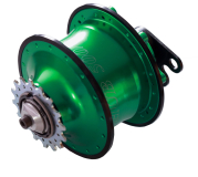 Rohloff Speedhub 500/14 grün 32 Loch für Felgenbremse diverse Achsplatten