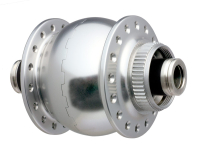 Nabendynamo SON 28 12 silber eloxiert Center Lock