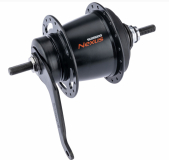SHIMANO Getriebenabe Nexus Inter-7 SGC30017CAR schwarz mit Rücktritt 36 Loch