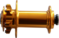 Vorderradnabe A2Z XCR III gold Steckachse 12 mm 32 Loch