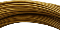 1 m Erdmann Bowdenzughülle 4,5 mm gold für Schaltungszüge in stahlflex optik Kevlar verstärkt