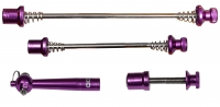 Contec Security Plus Diebstahlgesichertes Schnell-Spanner Set lila