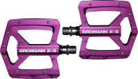 Pedale Erdmann X-3 eloxiert mit Stahlspindel verschiedene Farben