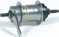 3-Gang-Nabe Shimano Nexus Inter-3 SG-3C41 mit Rücktritt-Bremse 36 Loch silber