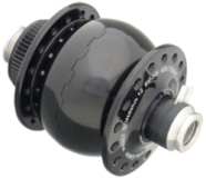 Nabendynamo SON Delux 12 schwarz Center Lock