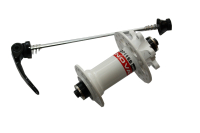 Vorderradnabe Novatec D711SB X-Light Disc 32 Loch weiß mit Schnellspanner
