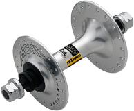 Vorderrad-Nabe Miche Pista silber 32 Loch Schraubachse