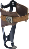 POINT Trinkflaschenhalter Retro Echtleder schwarz/ braun