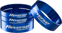 Reverse Spacer Set Ultra-Light eloxiert 4 Ringe 1 1/8"