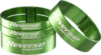 Reverse Spacer Set Ultra-Light eloxiert 4 Ringe 1 1/8"