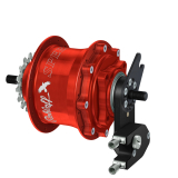 Nabe Rohloff Speedhub 500/14 Scheibenbremse rot Nr. 8066Z TS DB OEM 2 Schraubachse
