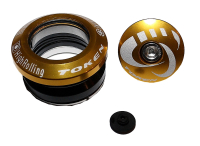 Steuersatz von Token Omega A3 für 1 1/8" gold vollintegriert