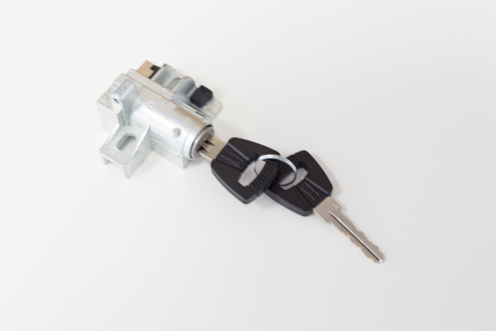 ABUS Bosch - Standard Schließzylinder für Rahmenakku silber