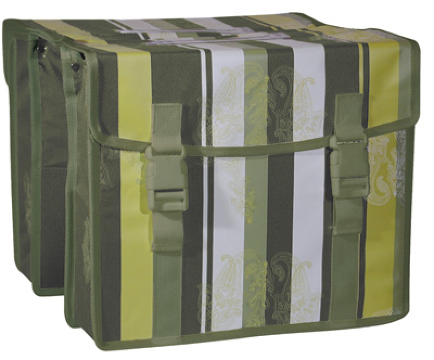 Doppel Tasche Paisley Moos von Fast Rider