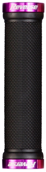 2 Lenkergriffe Reverse Classic schwarz / Lockringe in verschiedenen Farben