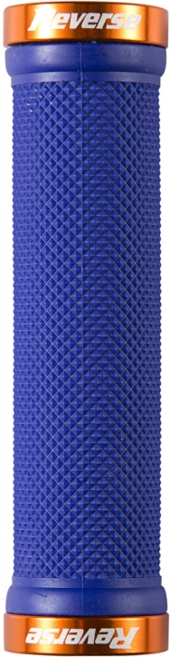 2 Lenkergriffe Reverse Classic blau / Lockringe in verschiedenen Farben