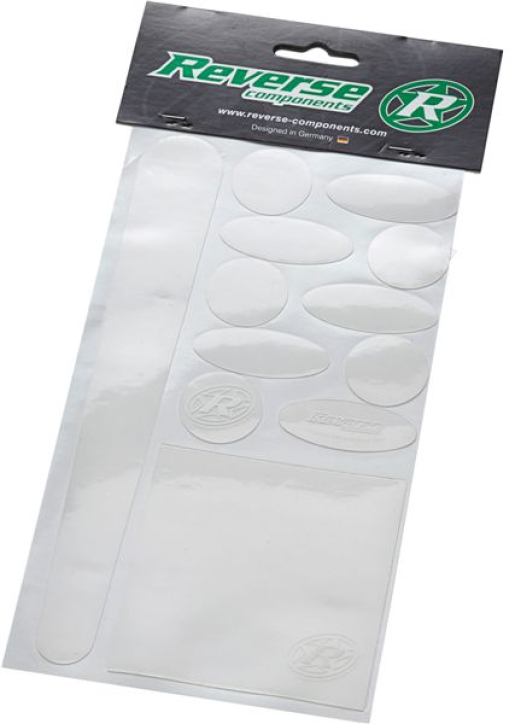 REVERSE Rahmenschutzfolien Set 12pc transparent Selbstklebend, extrem flexibel