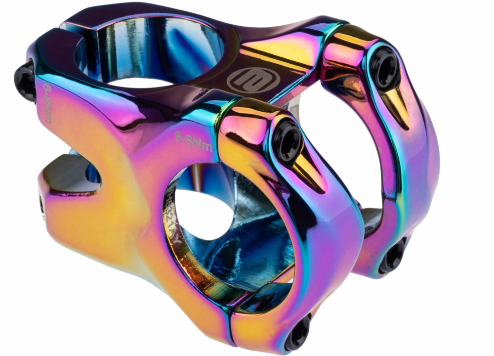 ERGOTEC Vorbau Bass oil slick für 1 1/8" Gabelschaft 31,8 mm Lenkerklemmung Länge 35 mm