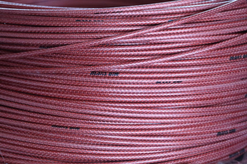 1 m Erdmann Kevlar Bowdenzughülle 5 mm für Bremszüge stahlflex optik rot