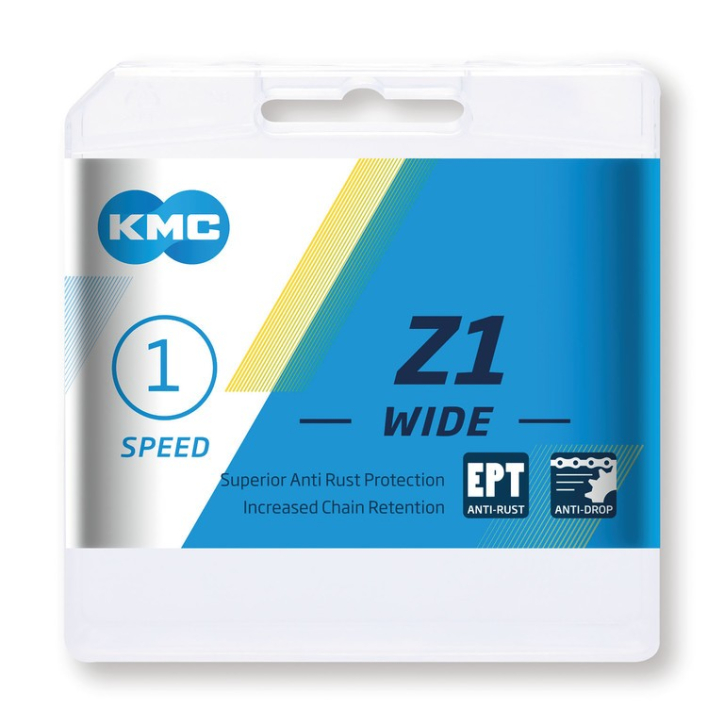 Kette KMC Z1 EPT wide 1/2" x 1/8" 112 Glieder für Nabenschaltung