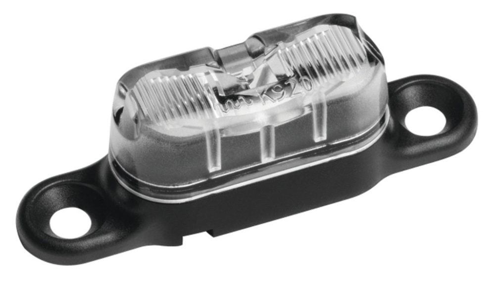 Rücklicht Busch und Müller Toplight Line small mit Standlicht 50mm schwarz / klar