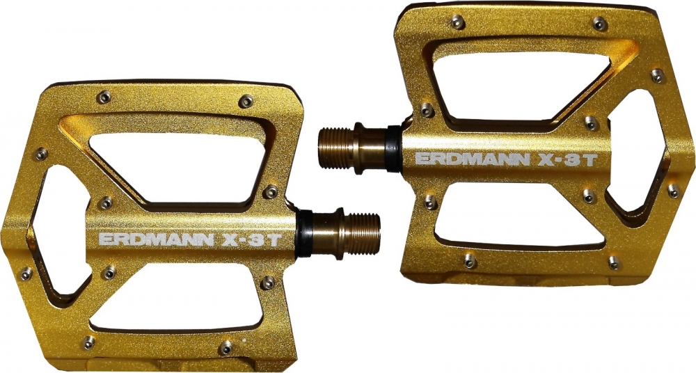 Pedale Erdmann X-3 T eloxiert mit Titanspindel verschiedene
