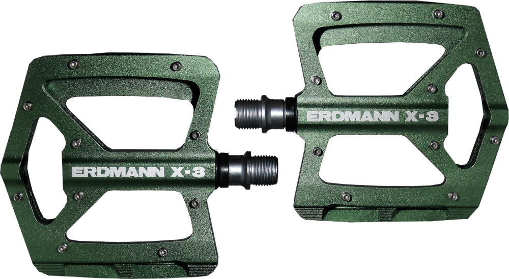 Pedale Erdmann X-3 eloxiert mit Stahlspindel verschiedene Farben