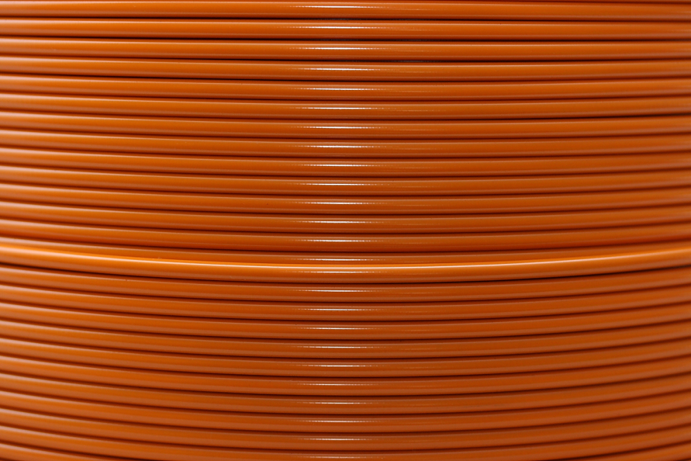 1 m Bowdenzughülle hell orange für Bremszüge