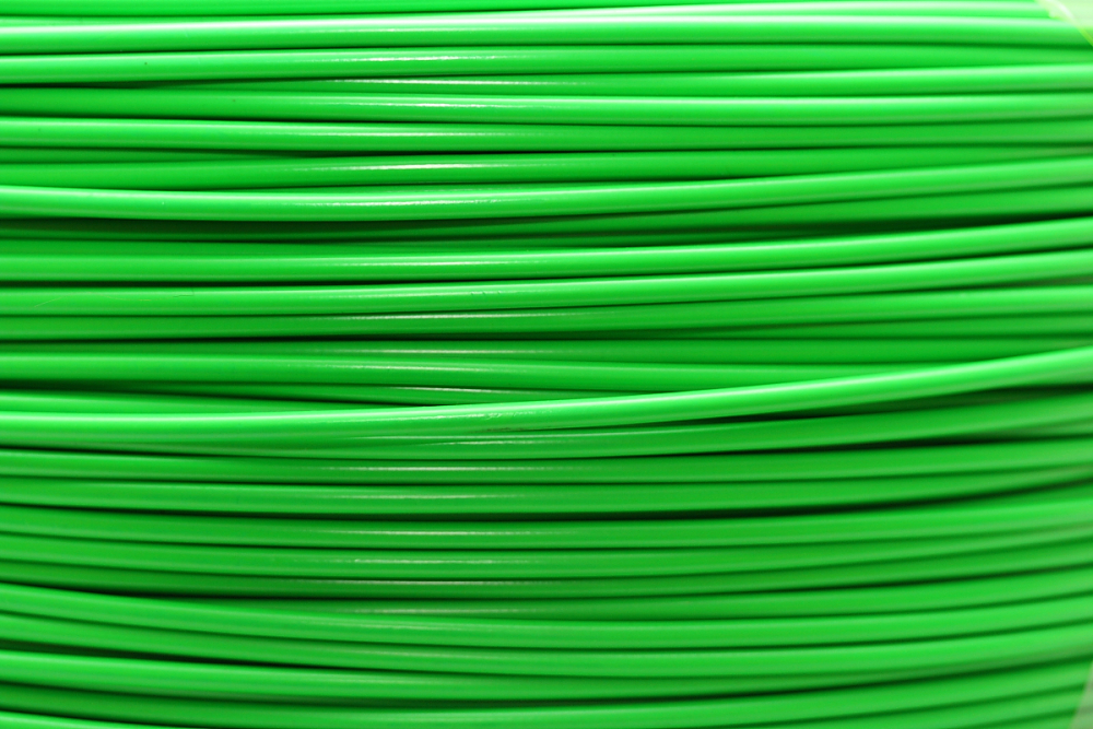 1 m Bowdenzughülle neon grün für Schaltungszüge