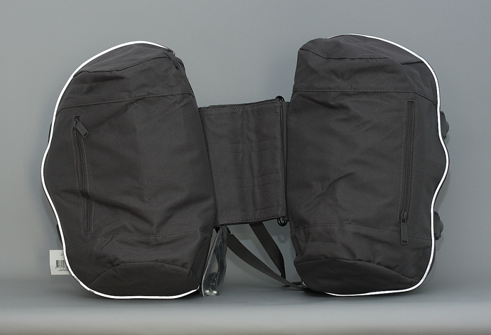 Doppeltasche Nils grau von Fast Rider Inhalt 33 ltr.