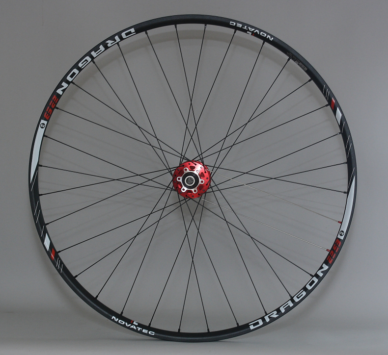 Laufradsatz Novatec Dragon 29 schwarz / rot 1600 Gramm