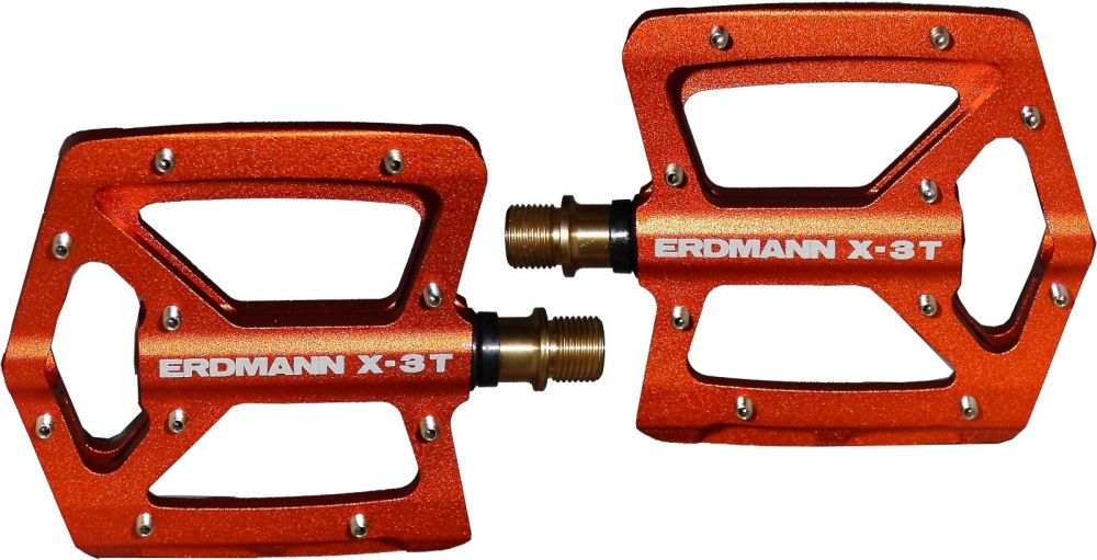 Pedale Erdmann X-3 T eloxiert mit Titanspindel verschiedene