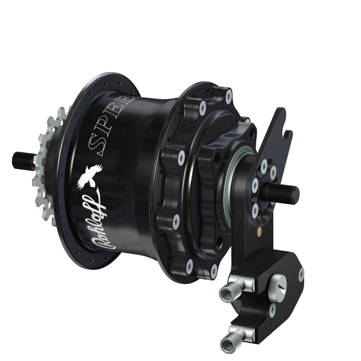 Nabe Rohloff Speedhub 500/14 Scheibenbremse schwarz Nr. 8067Z TS DB OEM 2 Schraubachse