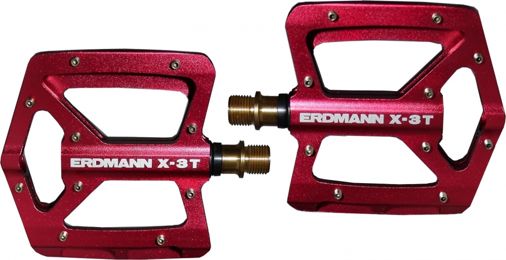 Pedale Erdmann X-3 T eloxiert mit Titanspindel verschiedene