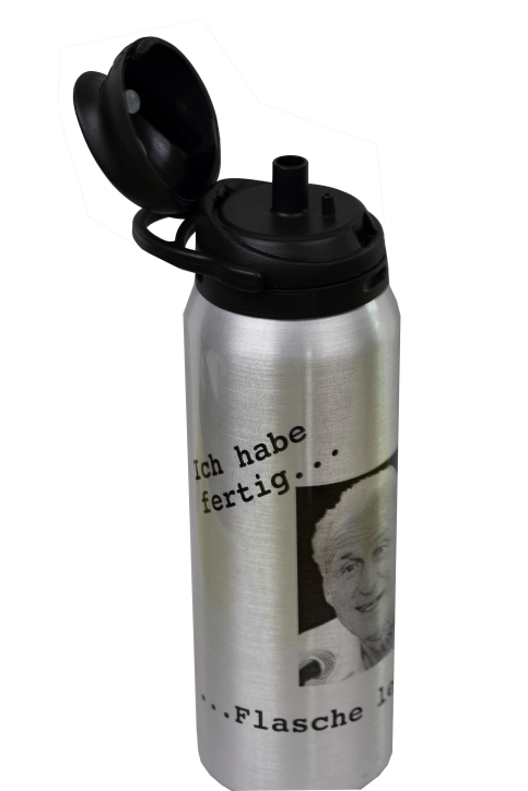 Alu Trinkflasche Giovanni Trapattoni habe fertig Flasche leer
